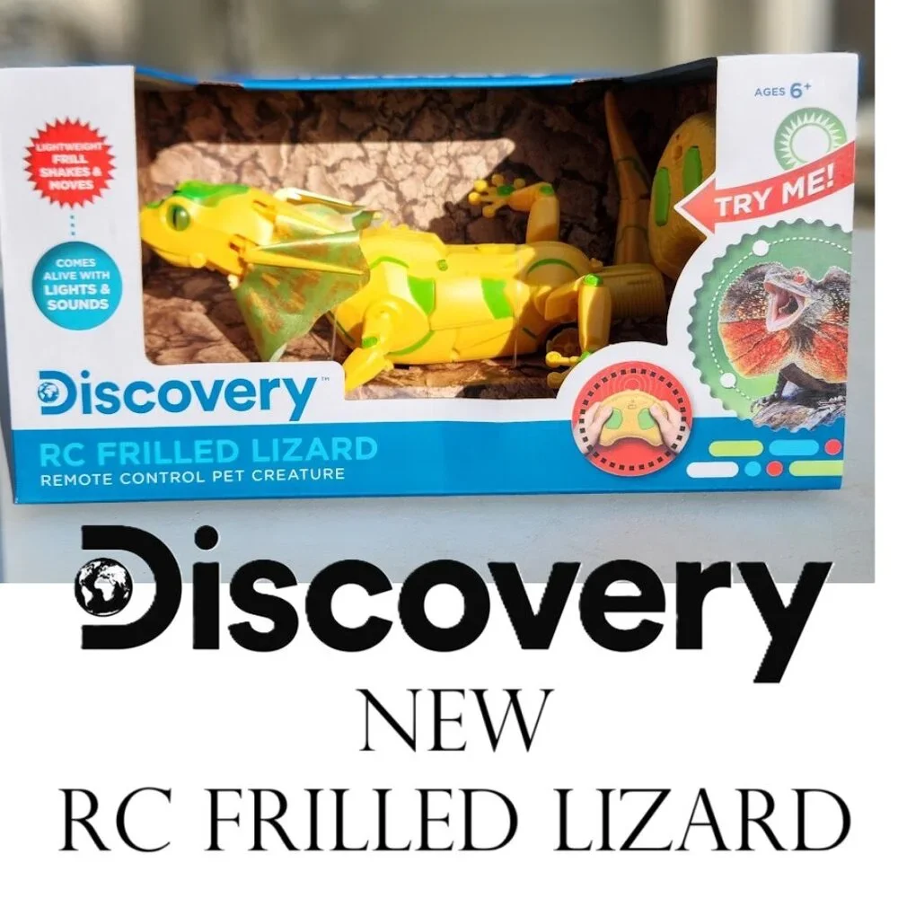 NEW Discovery Kids Robot RC Frilled Lizard Wireless Controller with Motion Activ